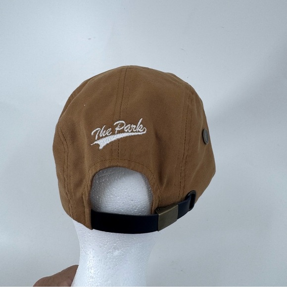 The Park - Unisex Brown Cap with Skull Embroidery - Picture 4 of 7